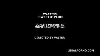 Mr. Anderson's Anal Casting, Sweetie Plum first time anal with Farts, Gapes, and Cum in mouth GL106