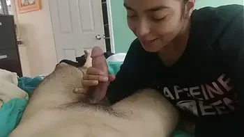 Blowjob and handjob - With beautiful girl