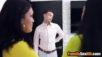 Latina step sisters bribe stepbrother with sex