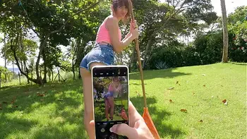 Sexy Gardener in Short Jeans Gets MULTIPLE CREAMPIE to Huge SQUIRTING PUSSY
