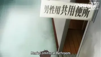 COLLEGE BATHROOM ORGY - Hentai