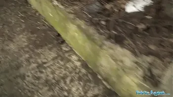 Public Agent MILF with stunning big natural boobs gets creampied