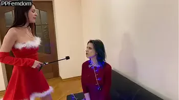 Spitting In The Mouth And Face For Christmas - Lezdom With Mistress Sofi