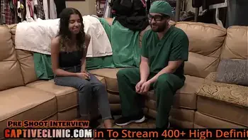 Horney Slut Aria Nicole Diagnosed With Sexual Deviance Disorder By Doctor Tampa At BondageClinicCom!