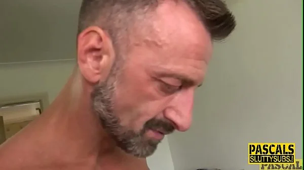 Paddled and ballgagged bound sub