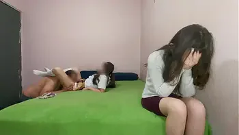 Damned! My husband fucked our student stepniece and made me be present -  Teengirl  Latin student  is fucked by her stepuncle in front of her stepaunt