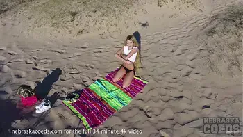 public beach masturbation with jesse empera