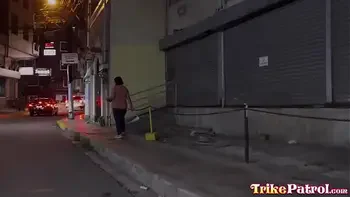 Horny stud finds Filipina pussy during black patrol porn search