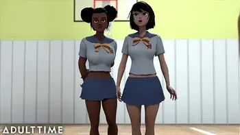 ADULT TIME - Giantess MILF Professor & Hentai Bondage - Hentai Sex University