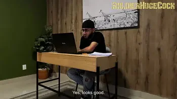 While my MILF wife is working, she hired a Mexican whore... My wife discovers us and pays her more money to fuck without a condom