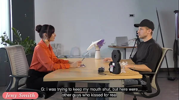 He took a chance and licked his psychologist stockings ft Jeny Smith