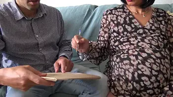 Cuckold pregnant wife fucked by the delivery guy