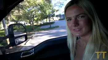 SEXY 20 Year Old Blonde Cheats on Her Boyfriend in Parking Lot - Lacy Tate TT S1E18