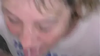 NZ Master pisses and cums on his property as she sits on the cold floor