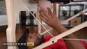 Coach Fucks Annabel Redd In Different Positions Before Jimmy Comes Back Turning To A Wild 3some - BRAZZERS