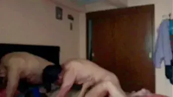 My wife in her first threesome