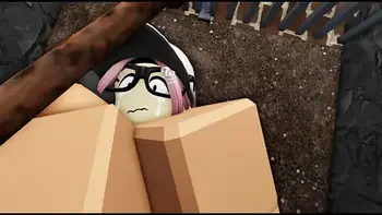 slut gets fucked in cage