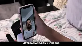 Tiny Asian Teens (Lulu Chu) (Jada Kai) Threesome With Professor Muscle