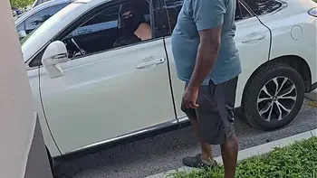 The car wash attendant cleaned my car and jerked off in my panty in the parking lot