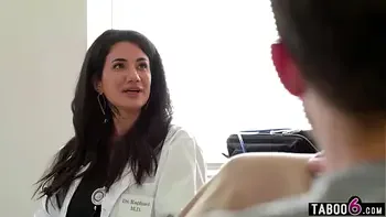 Latina MILF Vanessa Vega squirting orgasm in the doctors office