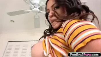 Latin stepsis comes home to fuck stepbro