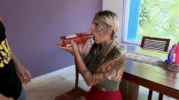 NEWBIE TRINITY INKED FIRST TIME PORN DP Toy/DPP Toy/RIMMING/SQUIRTING/TOILET HUMILIATION/ANAL CREAMPIE