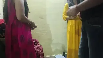 Indian butyfull girl threesome sex video Hindi roleplay