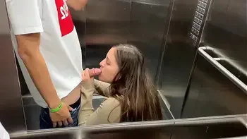 Sex in public, in the elevator with a stranger and they catch us
