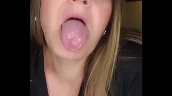 Mandie Maytag's Drooling Long Tongue with Light Gagging