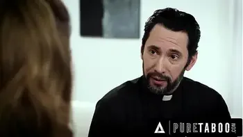 PURE TABOO Troubled Teen Eliza Eves Fucks Her Preist To Piss Off Her Religious Stepmom