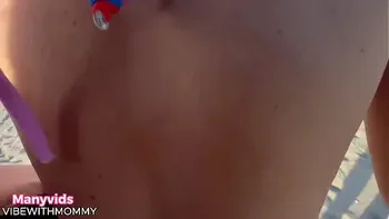 Jewish MILF Picks Up Random Guy for Sex at The Beach and FUCKED by Stranger in Bikini