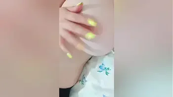 Young maid with big tits made a video for her boss to get a pay raise . Close-up . - Luxury Orgasm