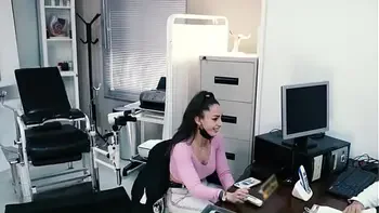 Perverted gynecologist puts his big COCK in my wet pussy as therapy