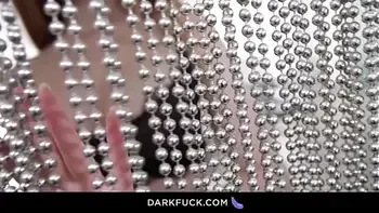 Lex's black monster cock on Stella Cox's anus & natural tits