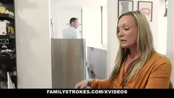 FamilyStrokes - Hot Body Stepsister (Binky Beaz) Lets Me Fuck Her While StepMom's Home