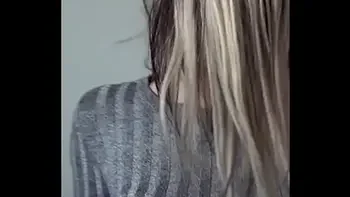 Candie Cross goes on her knees for a facial blowjob