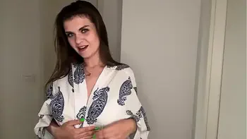 Massive Stepmother’s cock rubbing on clothes dryer while stepson watching