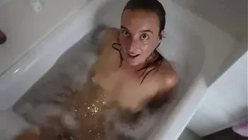 Amateur intense fucking after my bath (squirt and cum in mouth)