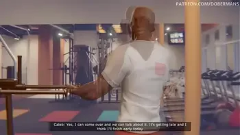 3D animation instructora de gym follando por el culo