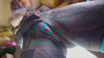 Naughty couple having wild sex in nature and in their camper