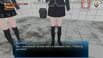 3D FEMDOM GAME: TOILET HUMILIATION DEGRADED AND CHAINED