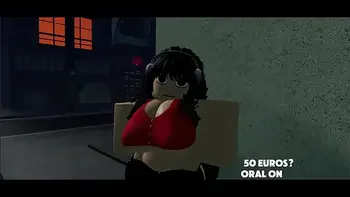 Thick slavic Roblox sucks a hybrid's massive monster penis