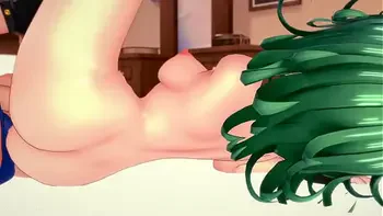 Tatsumaki esta mojada despues de tanto ejercicio, pero quiere continuar ahora en la cama (one punch man)