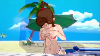 Ty Lee take having sex on public beach