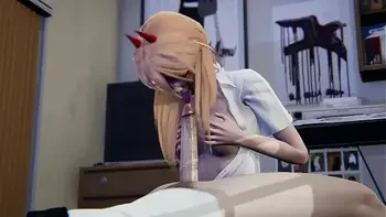 Power fucks Denji l Anime Chainsaw Man l 3d animation Hentai