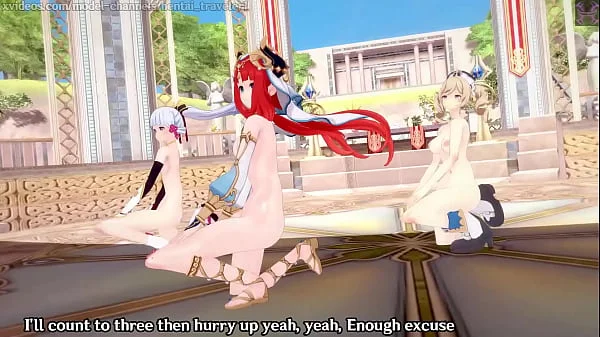 Genshin Impact: 【MMD】EVERGLOW - Adios REMAKE (Nilou, Ayaka, Barbara)