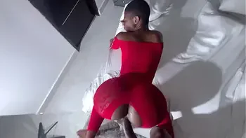 Big booty ebony rides a big black cock in lingerie and gets super wet!! ( Watch full video on SHEER)