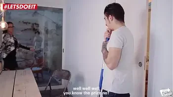 LETSDOEIT - (Julia De Lucia & Jimena Lago) - Horny Stud Almost Gets Caught Fucking The Maid