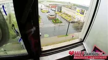 Today, the MILF Hunter fucks skinny MILF Vicky Hundt in an abandoned building & shoots his cum on her face (FULL SCENE)! I banged this MILF from milfhunter24.com!