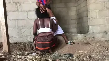 FAT KPEKUS DRILLED IN AN UNFINISHED BUILDING